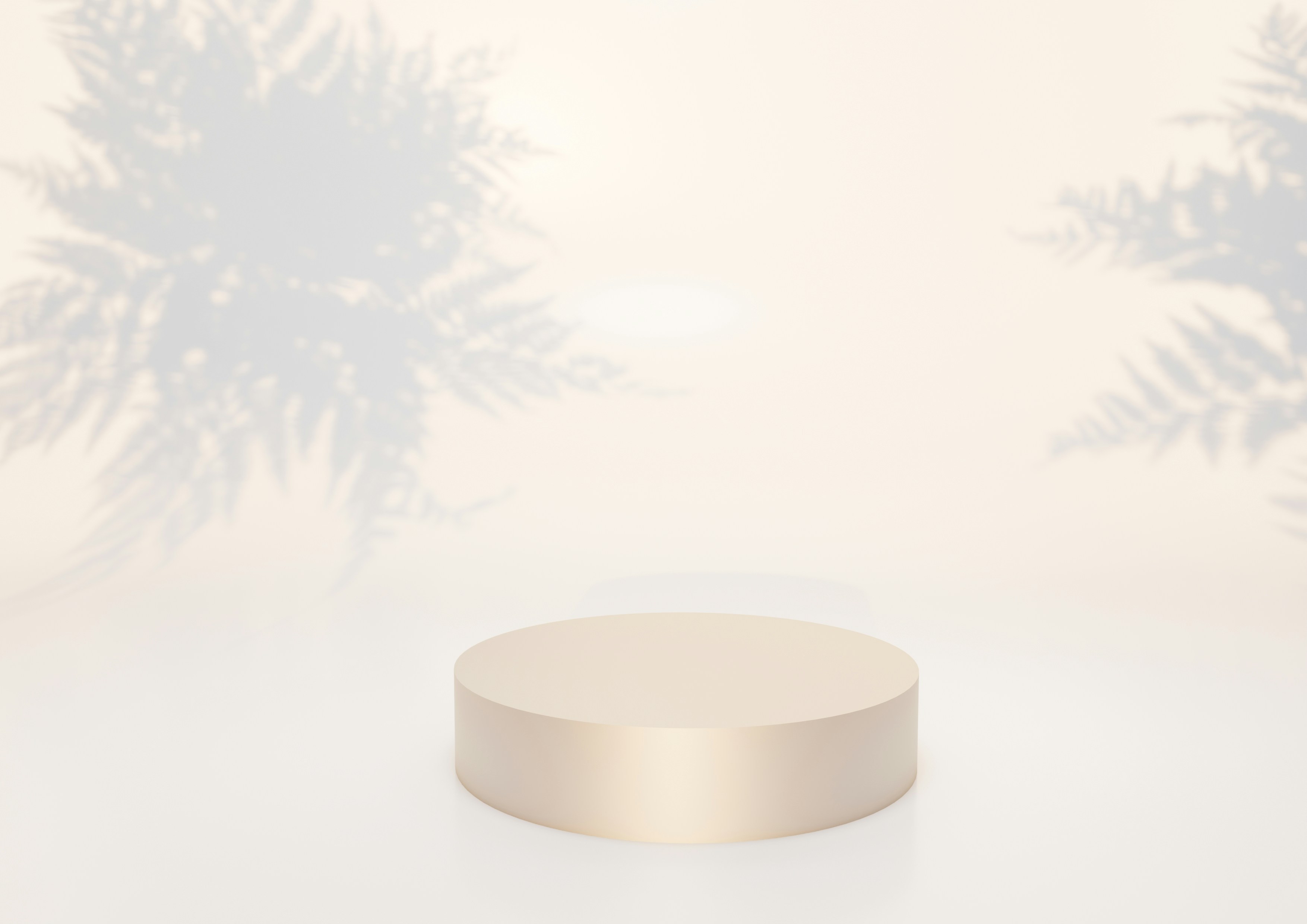 Soft botanical shadows for a calm, natural feel